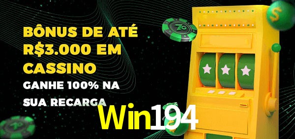Win194 melhor bônus de depósito